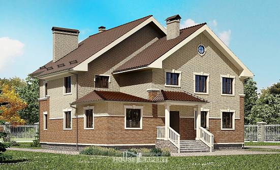 300-004-Л Проект двухэтажного дома, красивый дом из газобетона Белокуриха | Проекты домов от House Expert