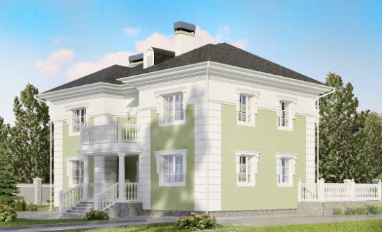 155-005-П Проект двухэтажного дома, бюджетный загородный дом из арболита Рубцовск | Проекты домов от House Expert