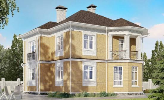 160-001-Л Проект двухэтажного дома, уютный загородный дом из твинблока Заринск | Проекты домов от House Expert