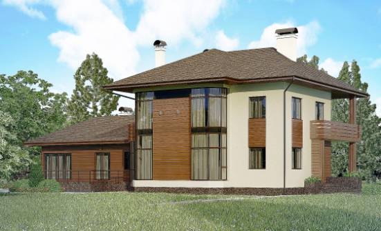 300-001-П Проект двухэтажного дома, уютный домик из кирпича Рубцовск | Проекты домов от House Expert
