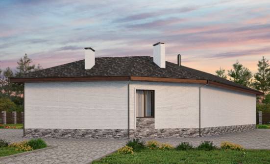 145-001-Л Проект бани из арболита Яровое | Проекты одноэтажных домов от House Expert
