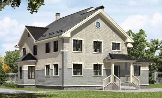 300-004-П Проект двухэтажного дома, уютный дом из поризованных блоков Бийск | Проекты домов от House Expert