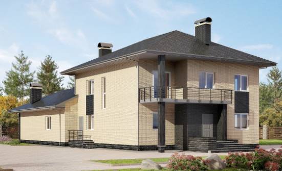 305-003-Л Проект двухэтажного дома, уютный дом из блока Рубцовск | Проекты домов от House Expert