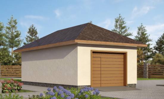 040-001-П Проект гаража из теплоблока Бийск | Проекты домов от House Expert