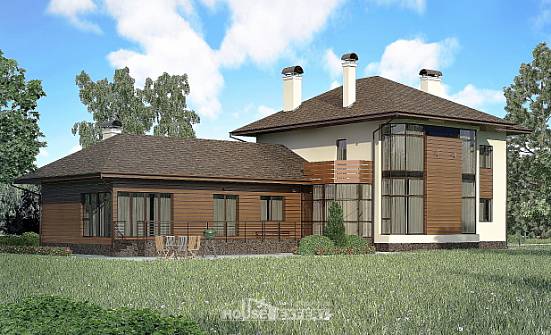 300-001-П Проект двухэтажного дома, уютный домик из кирпича Рубцовск | Проекты домов от House Expert