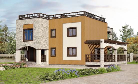 150-010-Л Проект двухэтажного дома, доступный домик из кирпича Камень-на-Оби | Проекты домов от House Expert