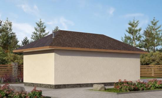 040-001-П Проект гаража из теплоблока Бийск | Проекты одноэтажных домов от House Expert