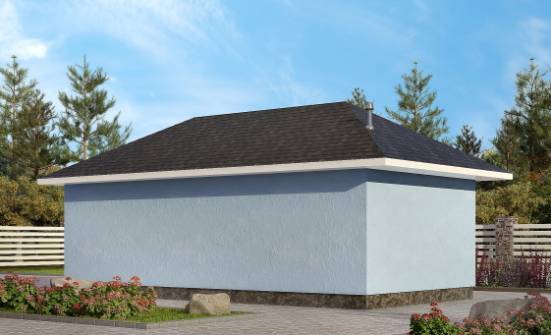 040-001-Л Проект гаража из блока Рубцовск | Проекты одноэтажных домов от House Expert