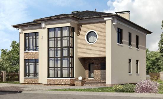 300-005-Л Проект двухэтажного дома, уютный дом из кирпича Яровое | Проекты домов от House Expert