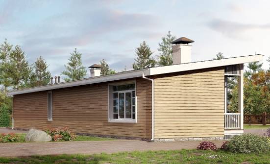 110-004-Л Проект бани из кирпича Белокуриха | Проекты домов от House Expert