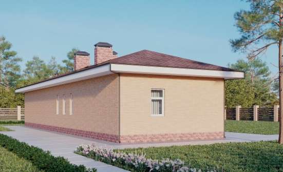 110-006-П Проект бани из керамзитобетонных блоков Бийск | Проекты домов от House Expert