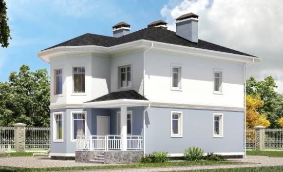 120-001-П Проект двухэтажного дома, уютный загородный дом из твинблока Рубцовск | Проекты домов от House Expert