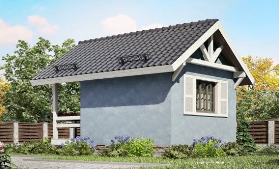 020-001-Л Проект одноэтажного дома, доступный коттедж из бревен Камень-на-Оби | Проекты одноэтажных домов от House Expert