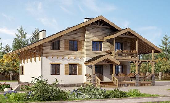 260-001-Л Проект двухэтажного дома с мансардой, уютный дом из кирпича Бийск | Проекты домов от House Expert