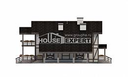 250-002-Л Проект двухэтажного дома с мансардным этажом, гараж, классический домик из кирпича Белокуриха, House Expert