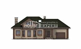 180-010-П Проект двухэтажного дома с мансардой и гаражом, современный домик из керамзитобетонных блоков Бийск, House Expert