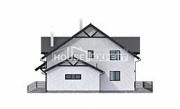 290-003-П Проект двухэтажного дома мансардный этаж, просторный домик из газосиликатных блоков Камень-на-Оби, House Expert