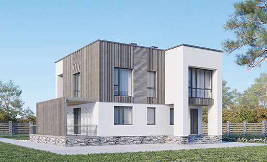 150-017-П Проект двухэтажного дома, небольшой домик из газосиликатных блоков Рубцовск | Проекты домов от House Expert