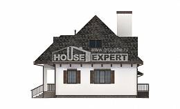 110-002-Л Проект двухэтажного дома мансардный этаж и гаражом, современный домик из арболита Рубцовск, House Expert
