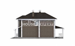 185-002-П Проект двухэтажного дома, компактный дом из твинблока Бийск, House Expert