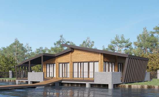 100-007-П Проект бани из бревен Камень-на-Оби | Проекты домов от House Expert