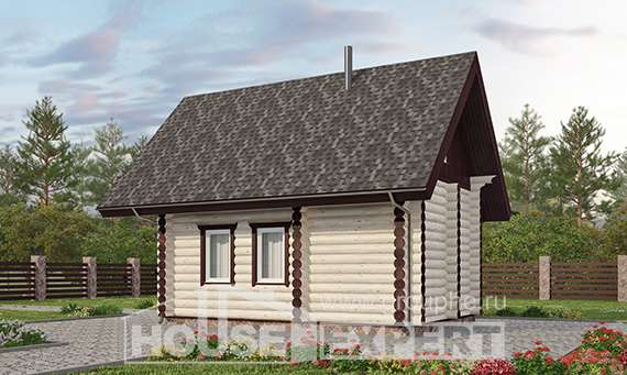 035-001-Л Проект бани из бревен Новоалтайск, House Expert