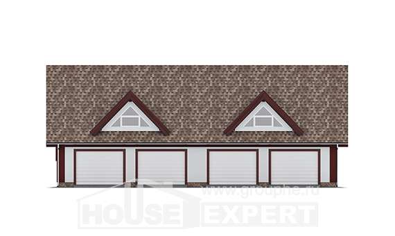 145-002-Л Проект гаража из бризолита Рубцовск, House Expert